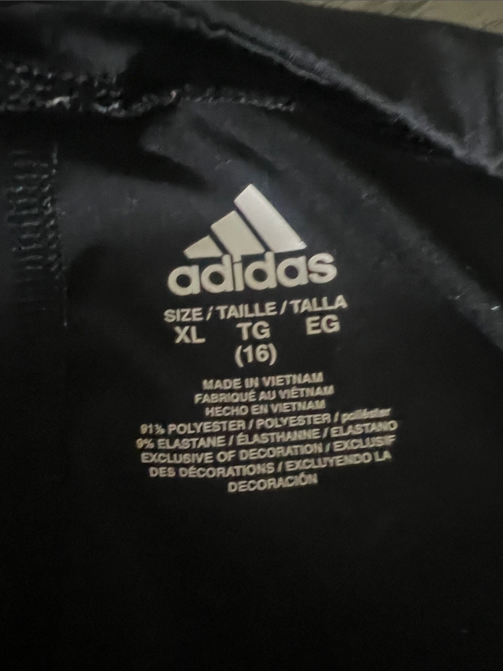 adidas Black Performance leggings